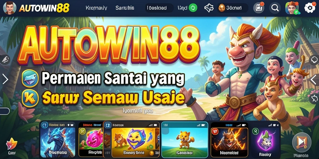 Tangkapan layar menunjukkan gameplay santai yang mengasyikkan di AUTOWIN88.