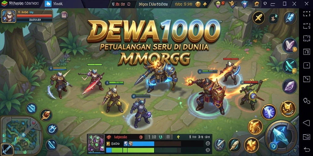Tampilan gameplay menarik dari DEWA1000 yang penuh aksi.