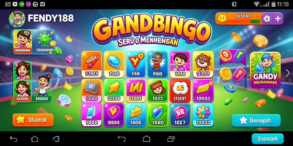 Screenshot gameplay FENDY188 menampilkan suasana bingo yang seru.