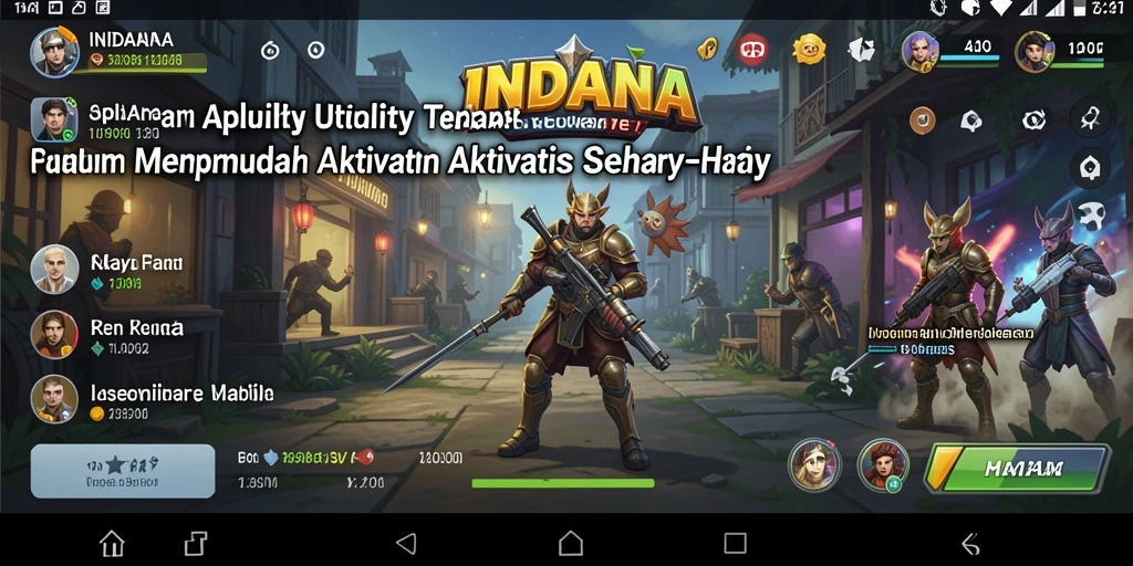 Screenshot utama INDAAA menampilkan antarmuka aplikasi yang bersih dan fungsional.
