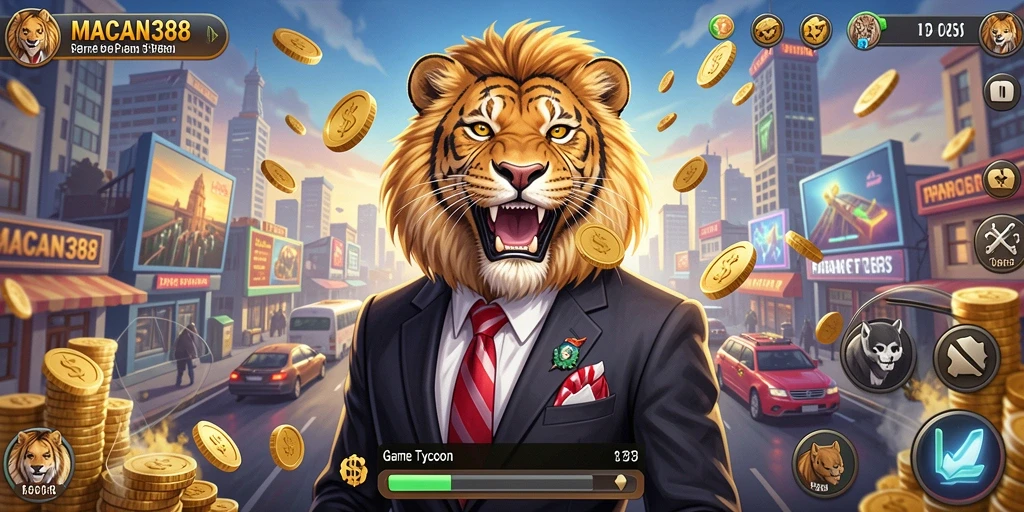Tangkapan layar gameplay <strong>MACAN388</strong> menunjukkan berbagai elemen strategis dan manajerial yang menarik.