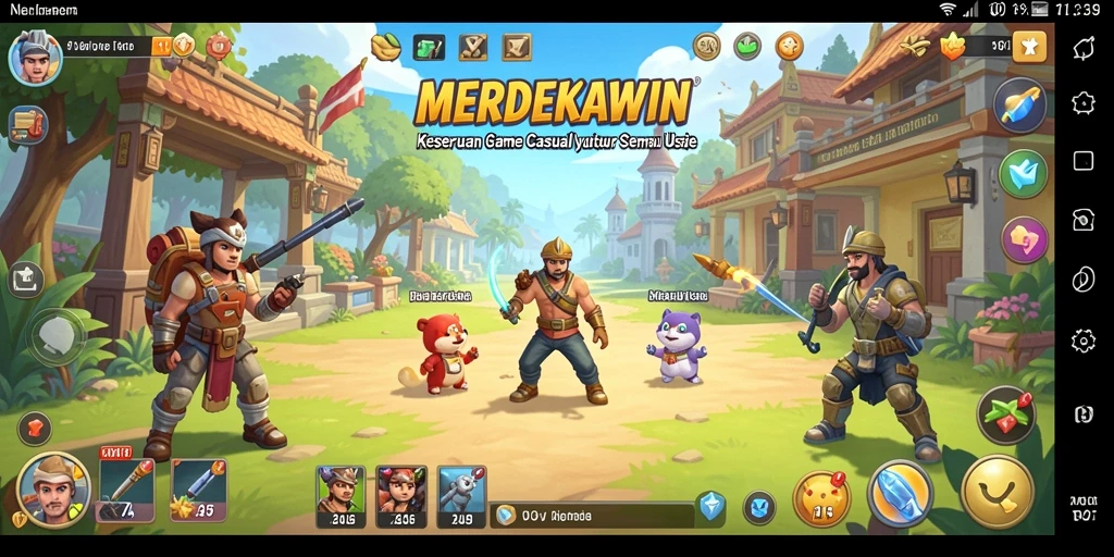 Gambaran menarik dari gameplay MERDEKAWIN yang mengasyikkan.