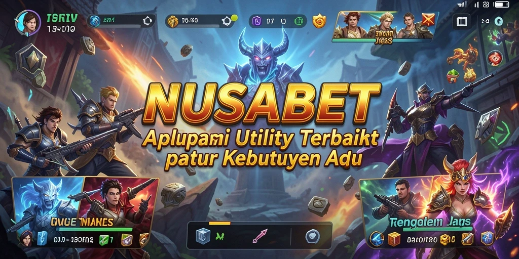 Tampilan antarmuka utama aplikasi NUSABET yang intuitif dan mudah digunakan.