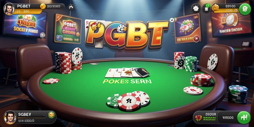 Tampilan gameplay PGBET yang menarik dan seru saat bermain Poker.
