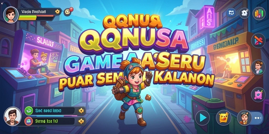 Screenshot QQNUSA menampilkan gameplay seru dan penuh aksi.