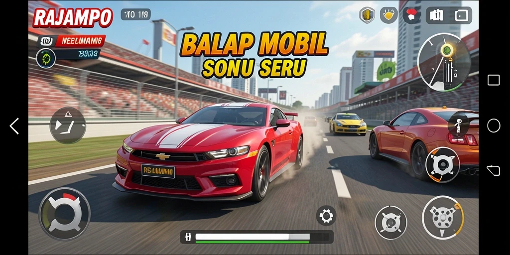 Tampilan gameplay RAJAMPO yang seru dan mendebarkan.