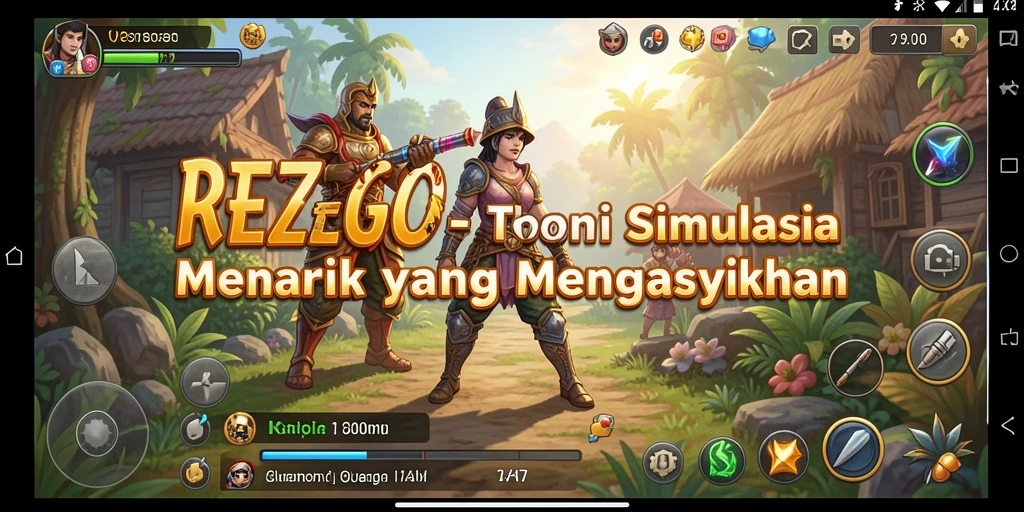 Gameplay REZEGO yang menarik dan penuh inovasi.