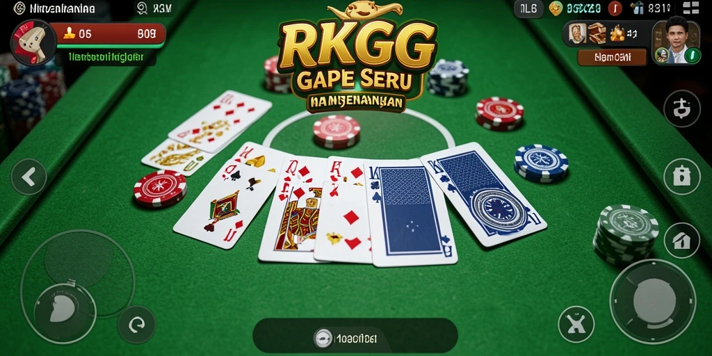 Screenshot gameplay Gaple yang seru dan interaktif.