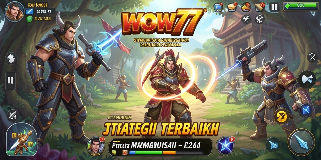 Screenshot gameplay <strong>WOW77</strong> menampilkan aksi pertempuran yang mendebarkan dan strategi menarik.